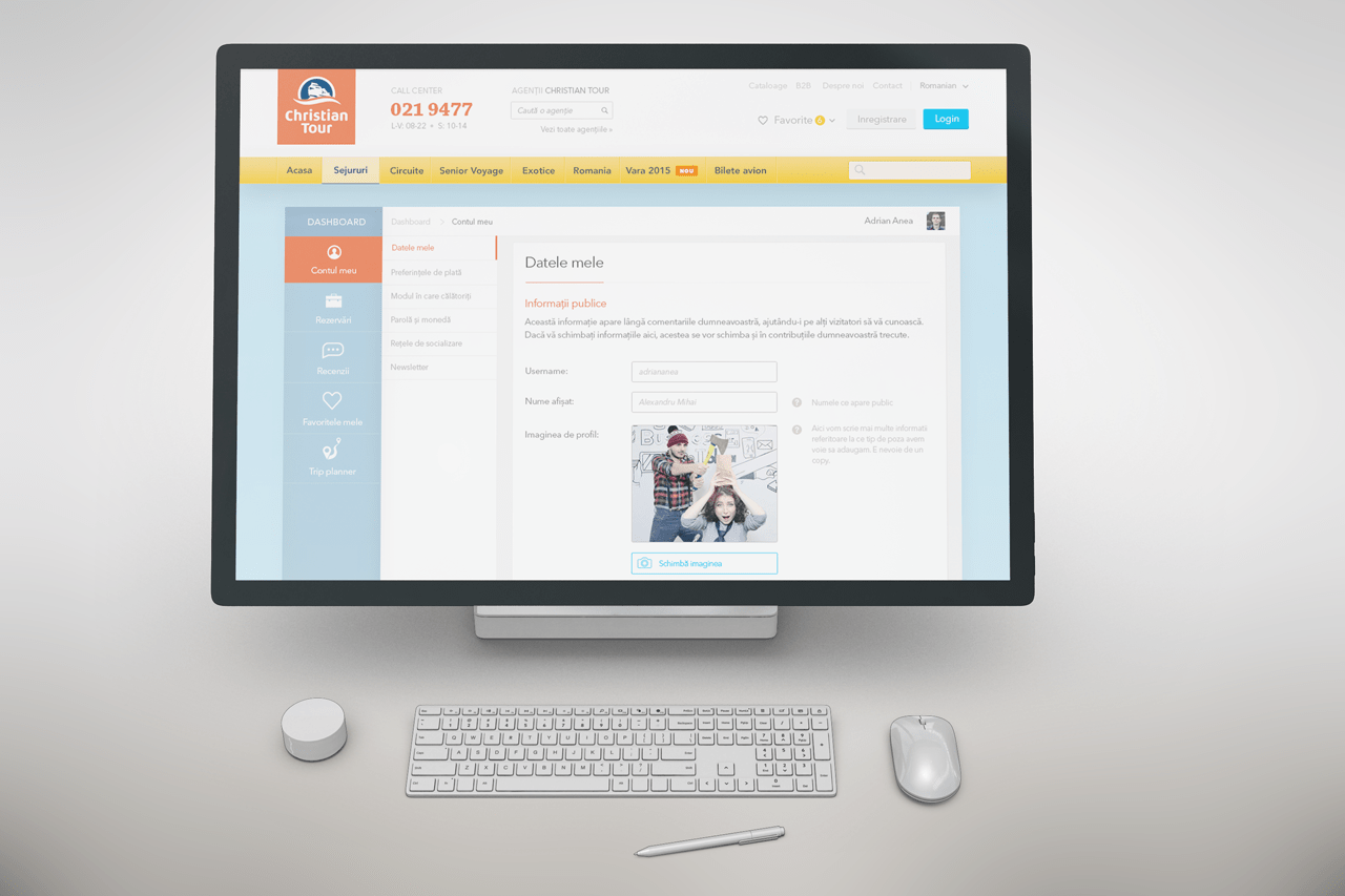 christiantour-ro-my-account-page
